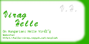 virag helle business card